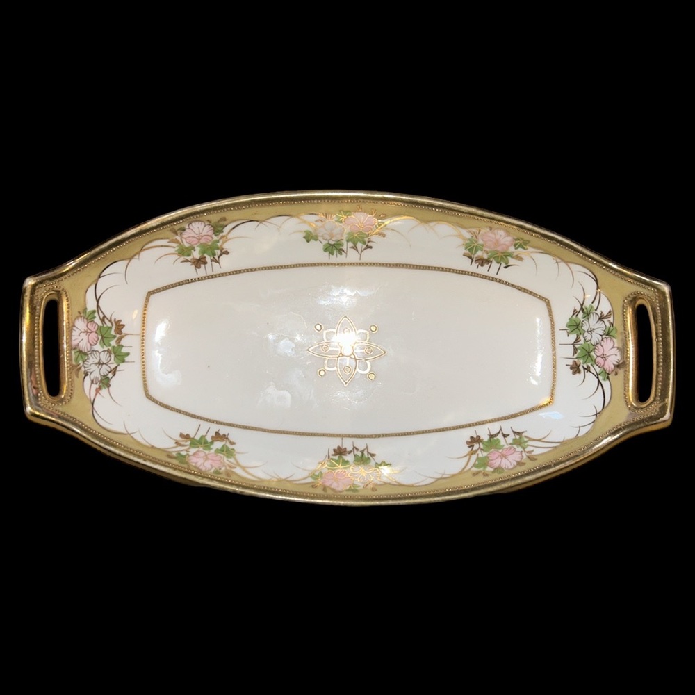 Vintage Hand Painted Nippon Trinket Dish